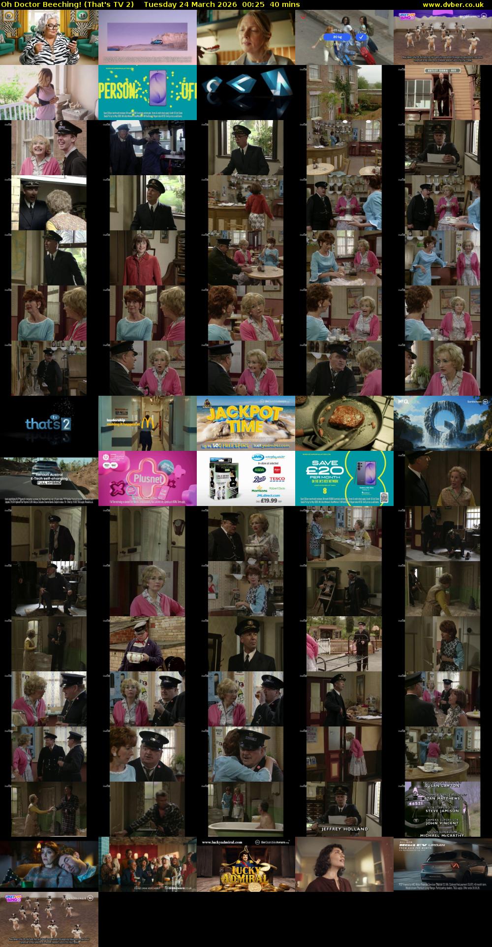 Oh Doctor Beeching! (That's TV 2) Tuesday 24 March 2026 00:25 - 01:05