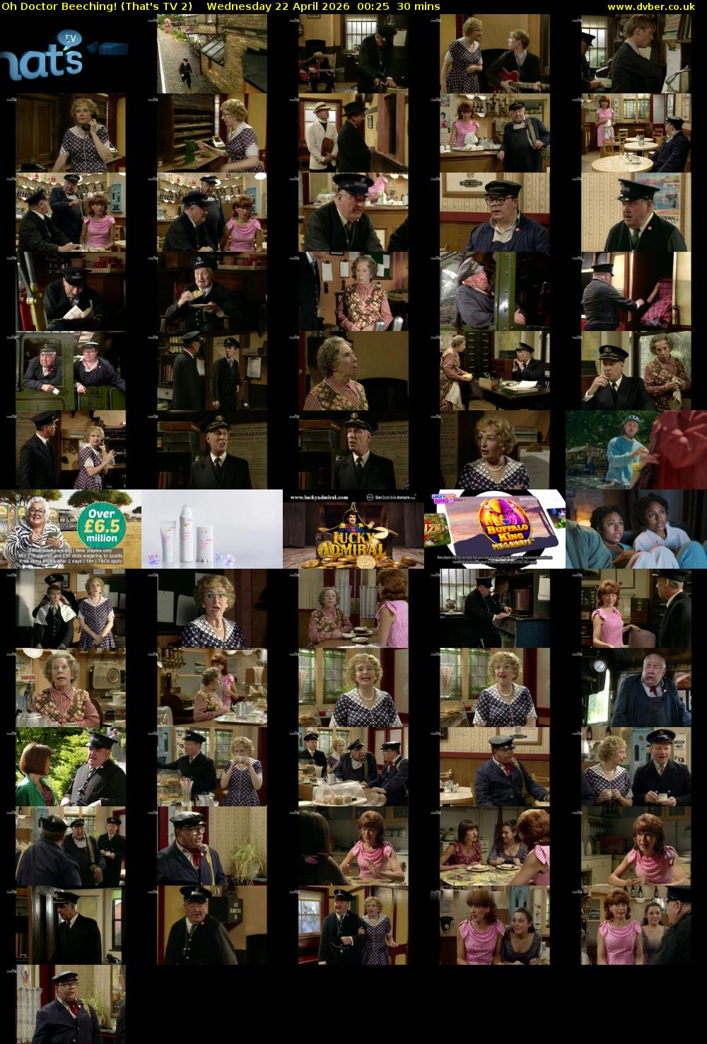 Oh Doctor Beeching! (That's TV 2) Wednesday 22 April 2026 00:25 - 00:55