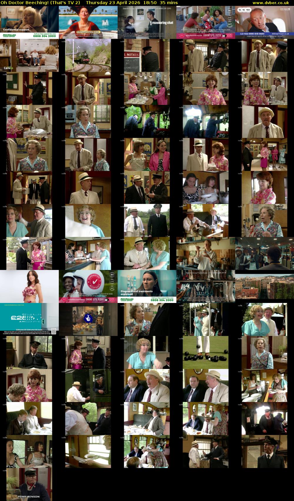 Oh Doctor Beeching! (That's TV 2) Thursday 23 April 2026 18:50 - 19:25