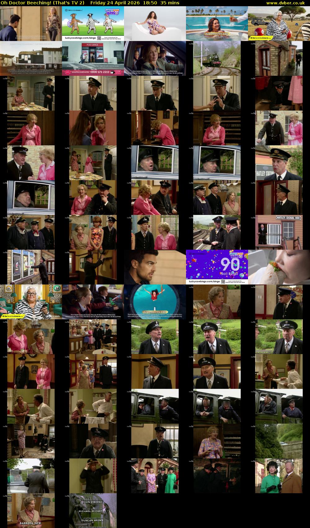 Oh Doctor Beeching! (That's TV 2) Friday 24 April 2026 18:50 - 19:25