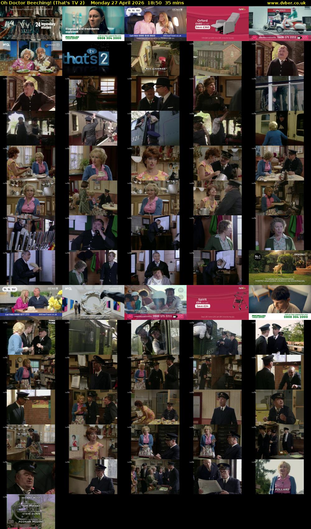 Oh Doctor Beeching! (That's TV 2) Monday 27 April 2026 18:50 - 19:25