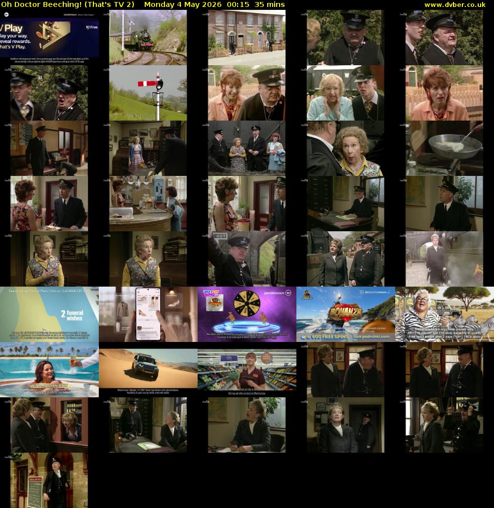 Oh Doctor Beeching! (That's TV 2) Monday 4 May 2026 00:15 - 00:50