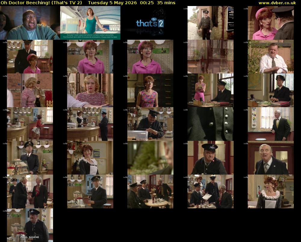Oh Doctor Beeching! (That's TV 2) Tuesday 5 May 2026 00:25 - 01:00