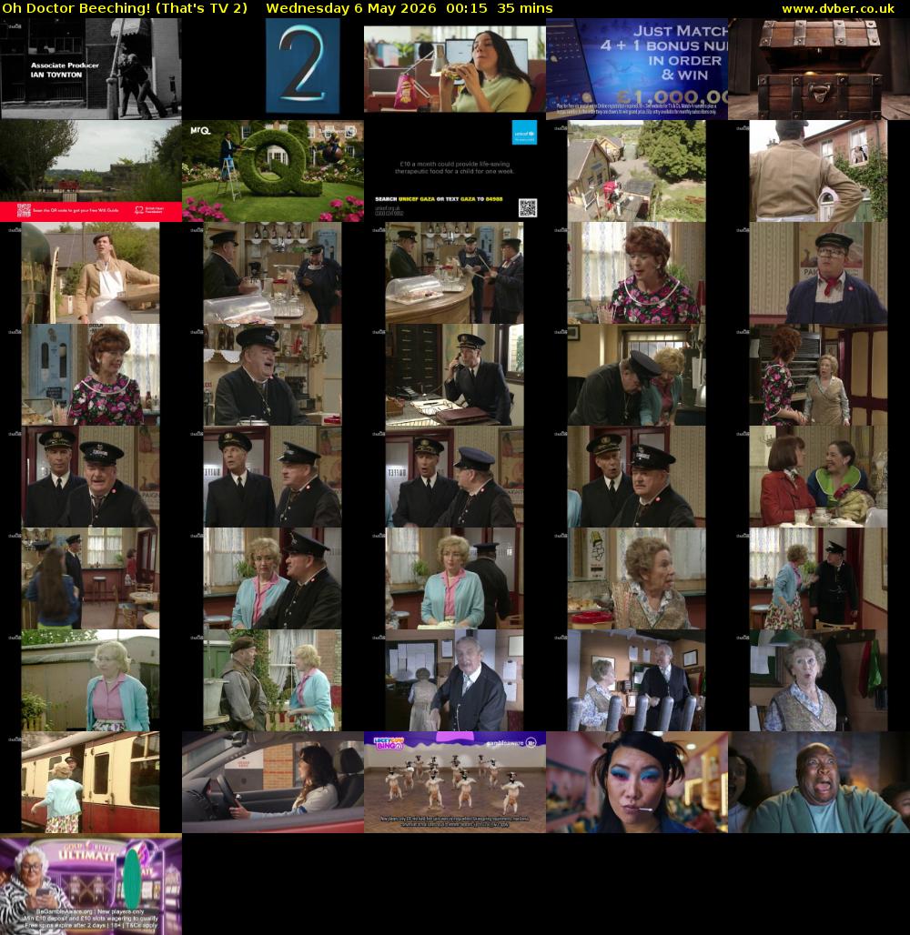 Oh Doctor Beeching! (That's TV 2) Wednesday 6 May 2026 00:15 - 00:50