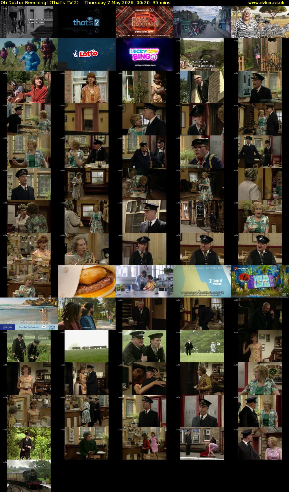 Oh Doctor Beeching! (That's TV 2) Thursday 7 May 2026 00:20 - 00:55