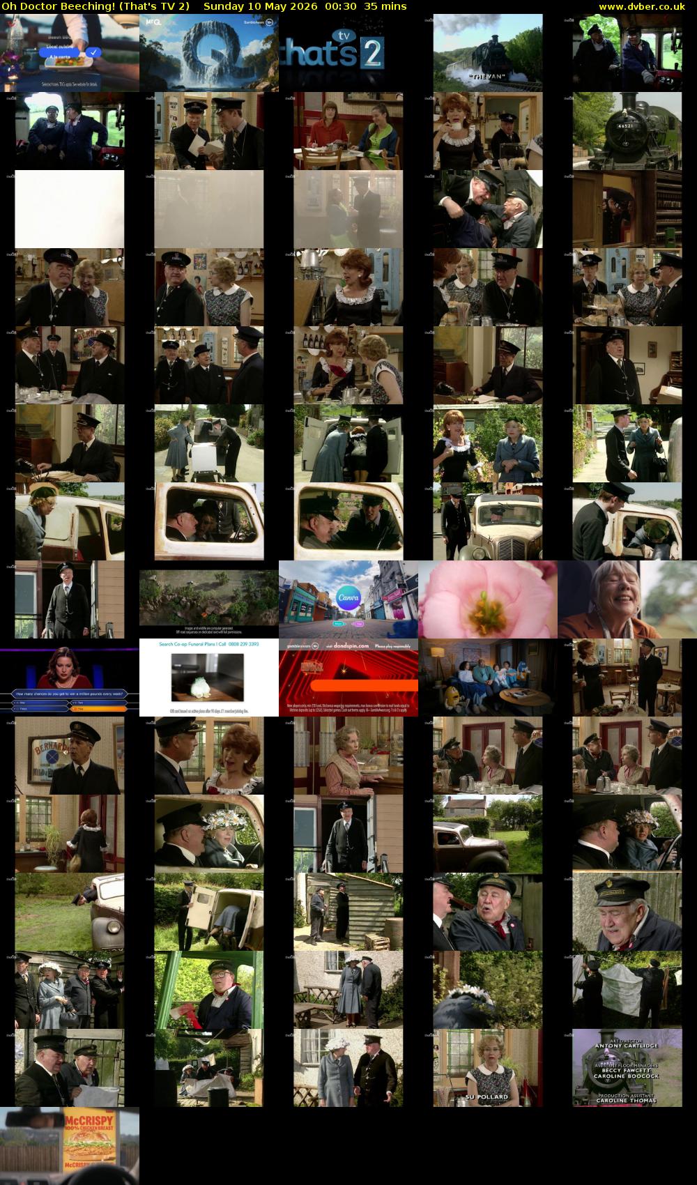 Oh Doctor Beeching! (That's TV 2) Sunday 10 May 2026 00:30 - 01:05
