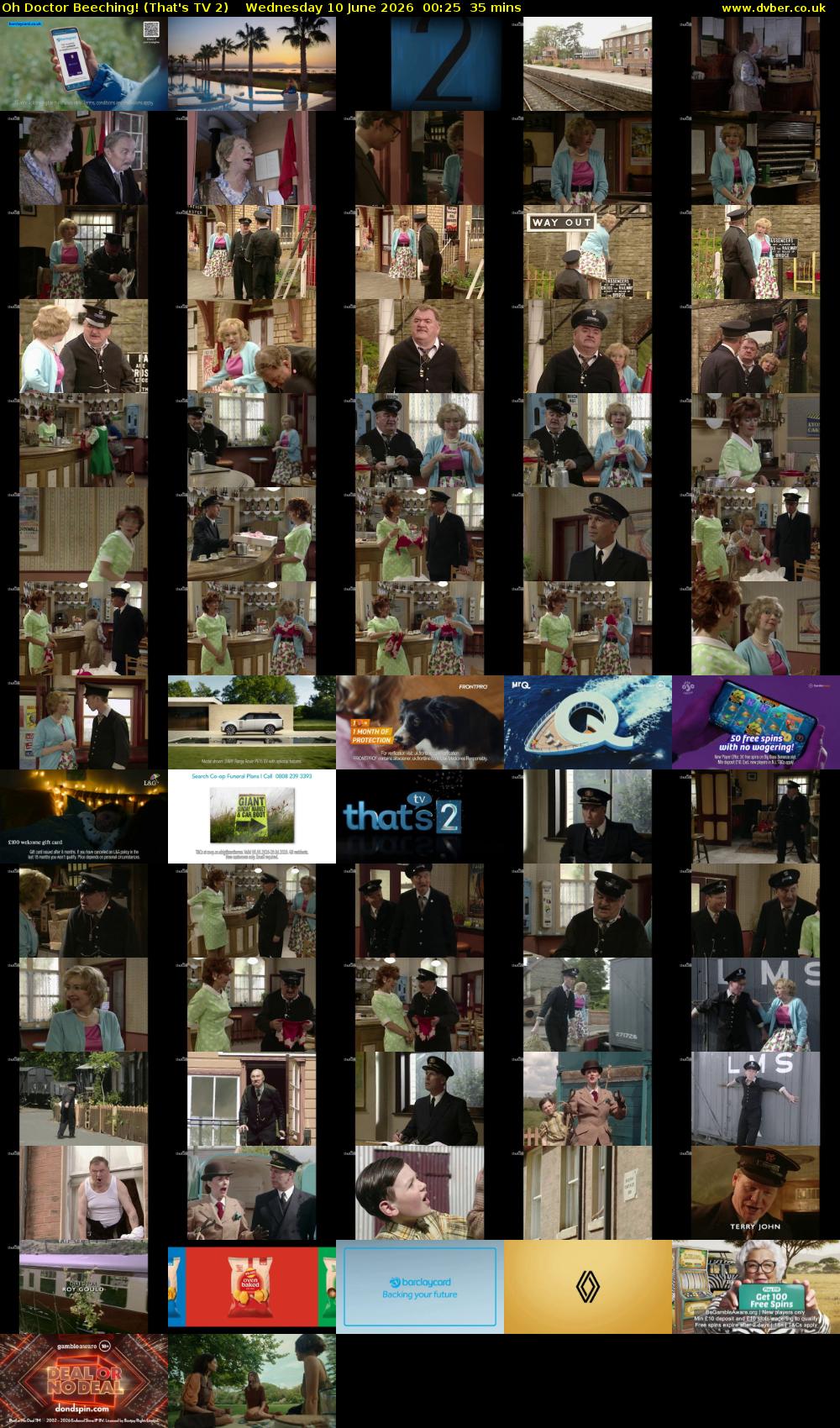 Oh Doctor Beeching! (That's TV 2) Wednesday 10 June 2026 00:25 - 01:00