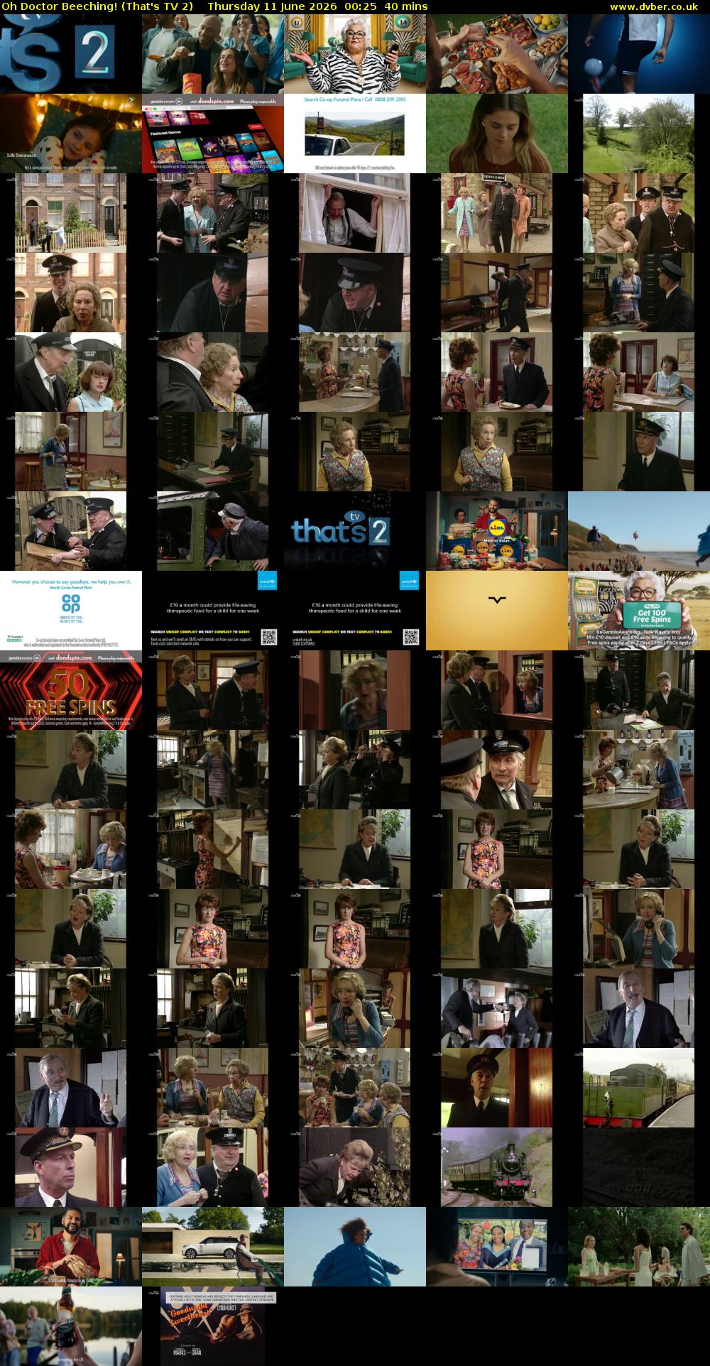 Oh Doctor Beeching! (That's TV 2) Thursday 11 June 2026 00:25 - 01:05