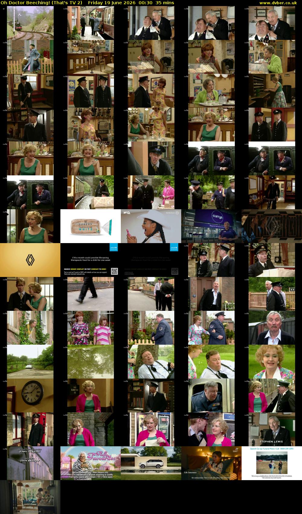 Oh Doctor Beeching! (That's TV 2) Friday 19 June 2026 00:30 - 01:05