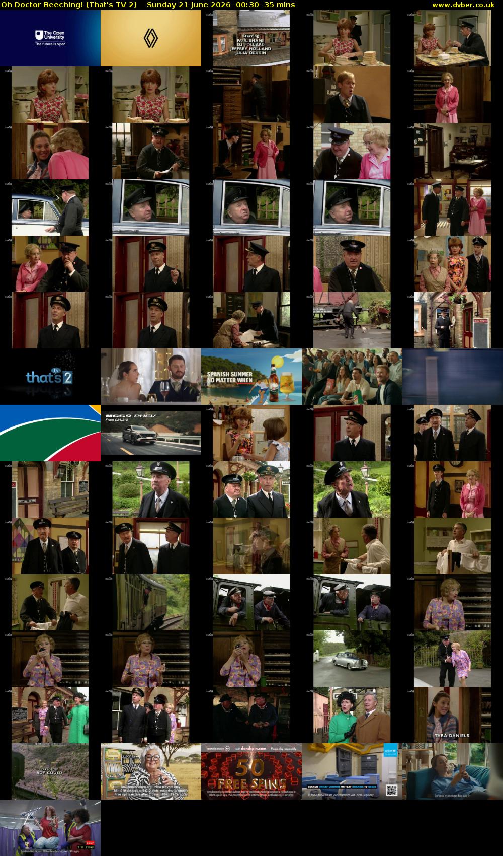Oh Doctor Beeching! (That's TV 2) Sunday 21 June 2026 00:30 - 01:05