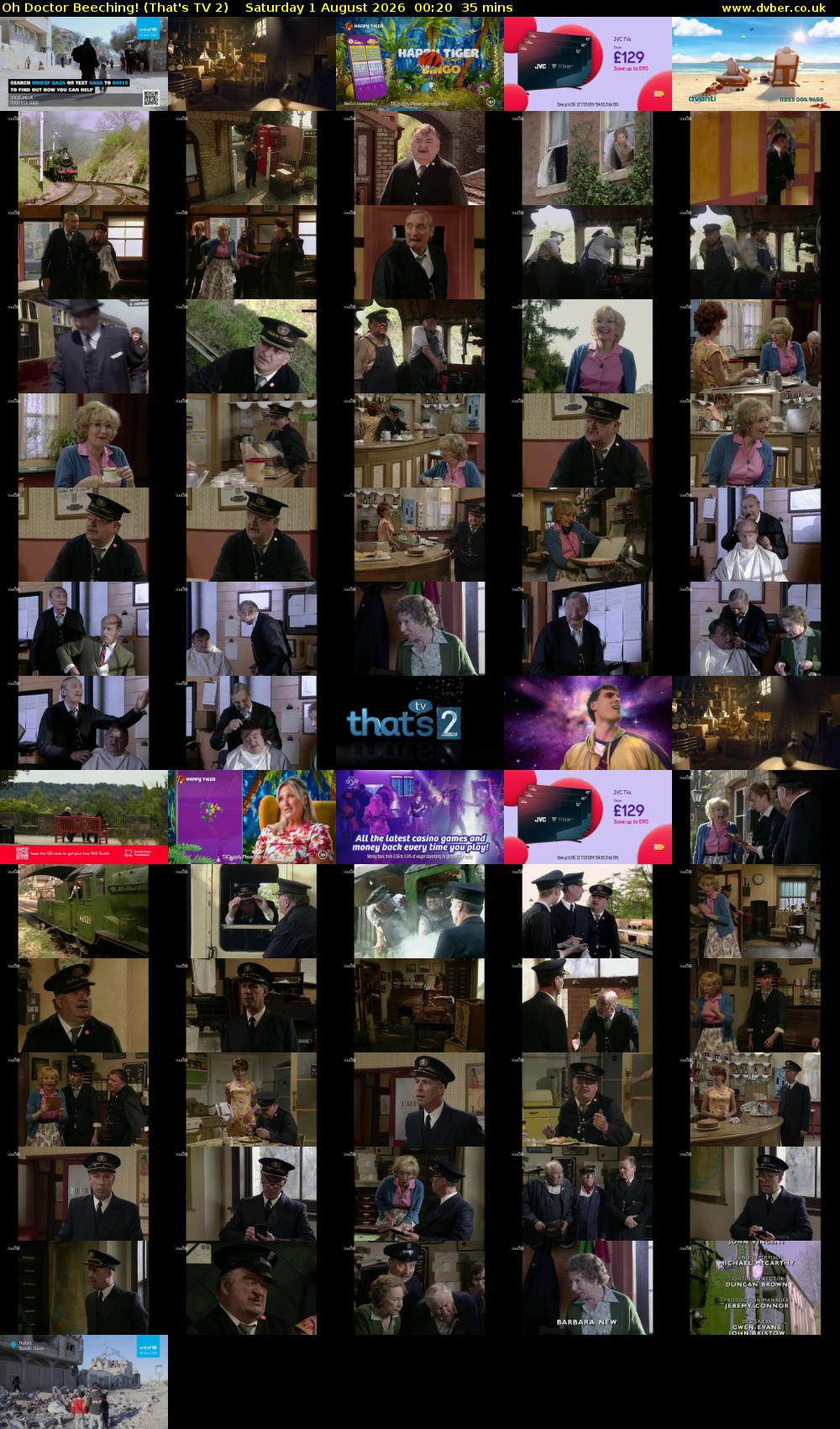 Oh Doctor Beeching! (That's TV 2) Saturday 1 August 2026 00:20 - 00:55