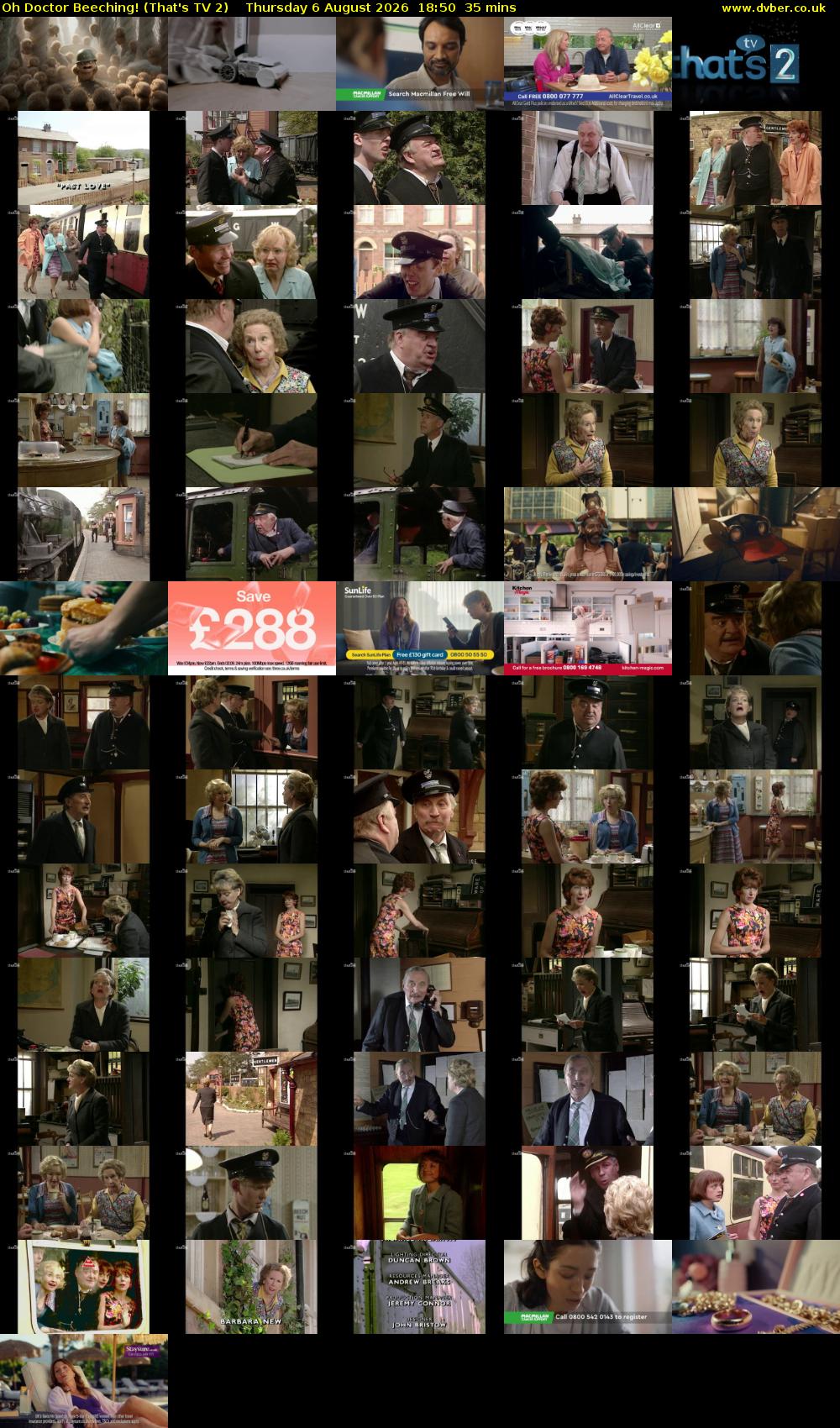 Oh Doctor Beeching! (That's TV 2) Thursday 6 August 2026 18:50 - 19:25