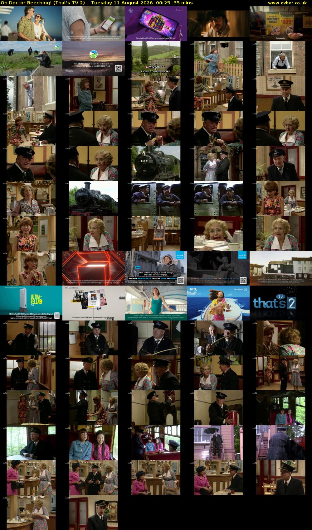 Oh Doctor Beeching! (That's TV 2) Tuesday 11 August 2026 00:25 - 01:00