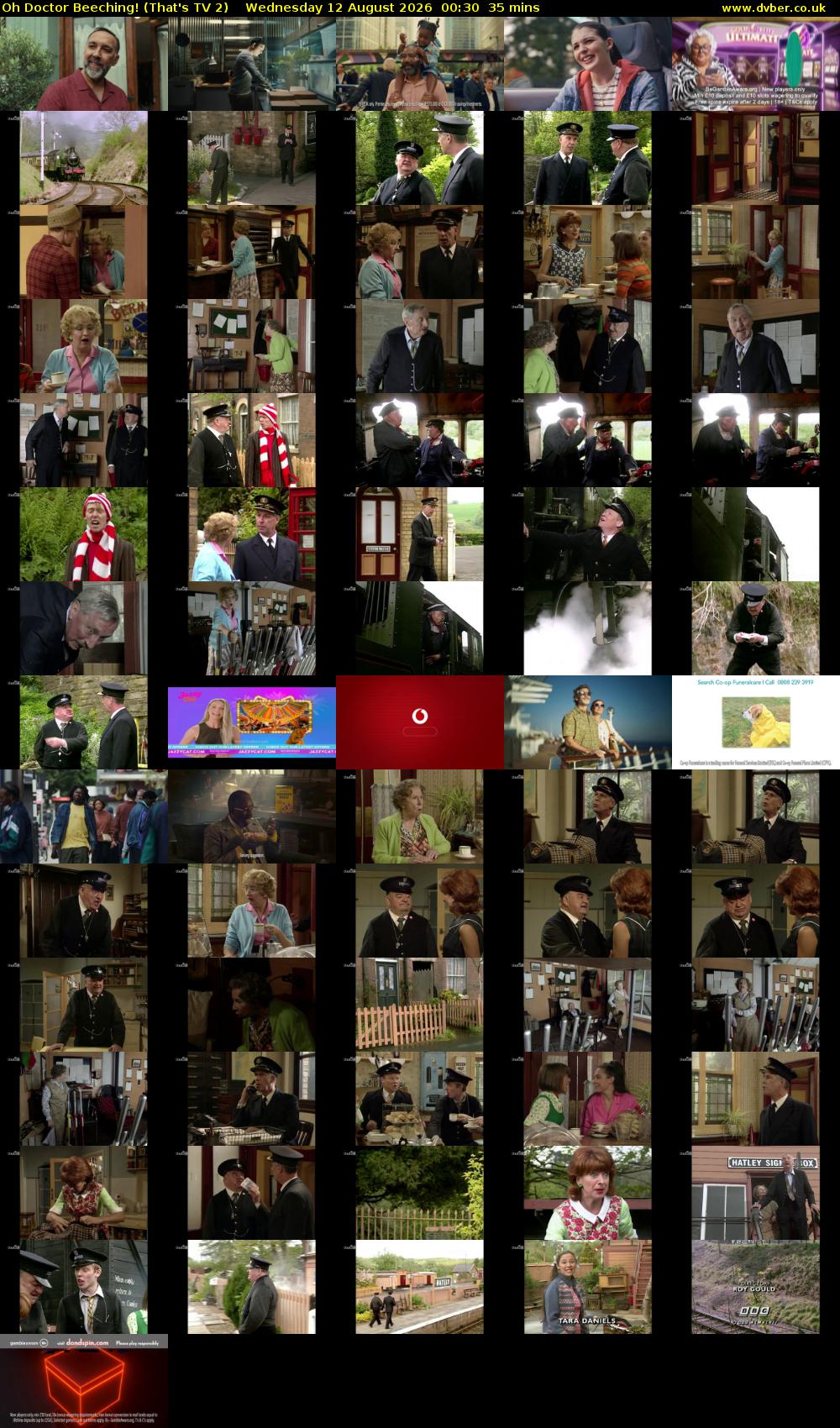Oh Doctor Beeching! (That's TV 2) Wednesday 12 August 2026 00:30 - 01:05