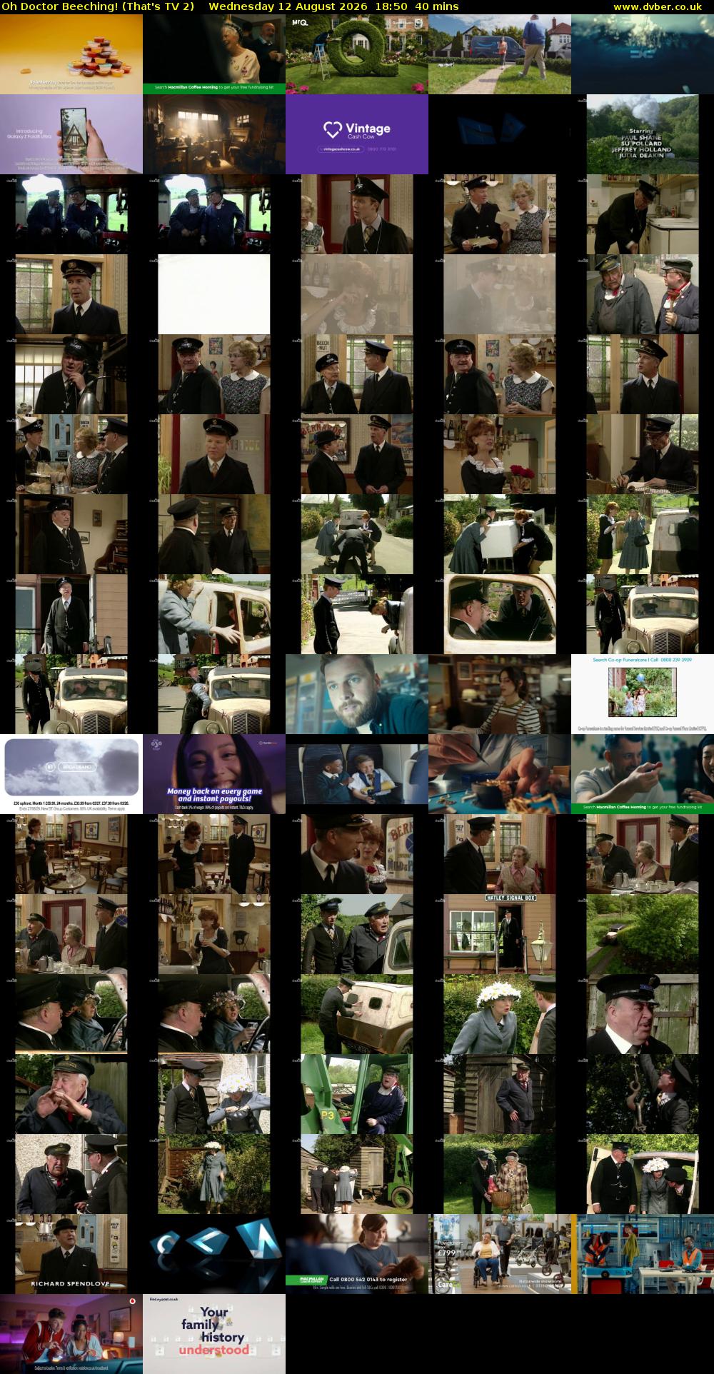 Oh Doctor Beeching! (That's TV 2) Wednesday 12 August 2026 18:50 - 19:30