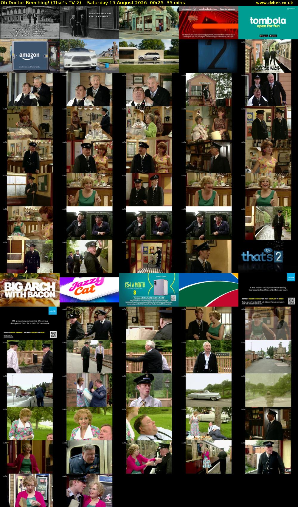 Oh Doctor Beeching! (That's TV 2) Saturday 15 August 2026 00:25 - 01:00