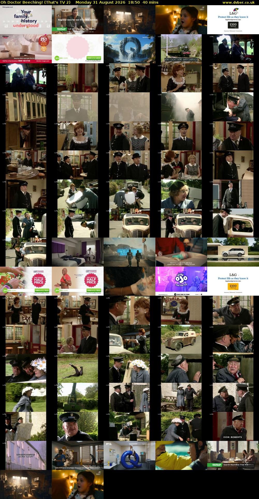 Oh Doctor Beeching! (That's TV 2) Monday 31 August 2026 18:50 - 19:30