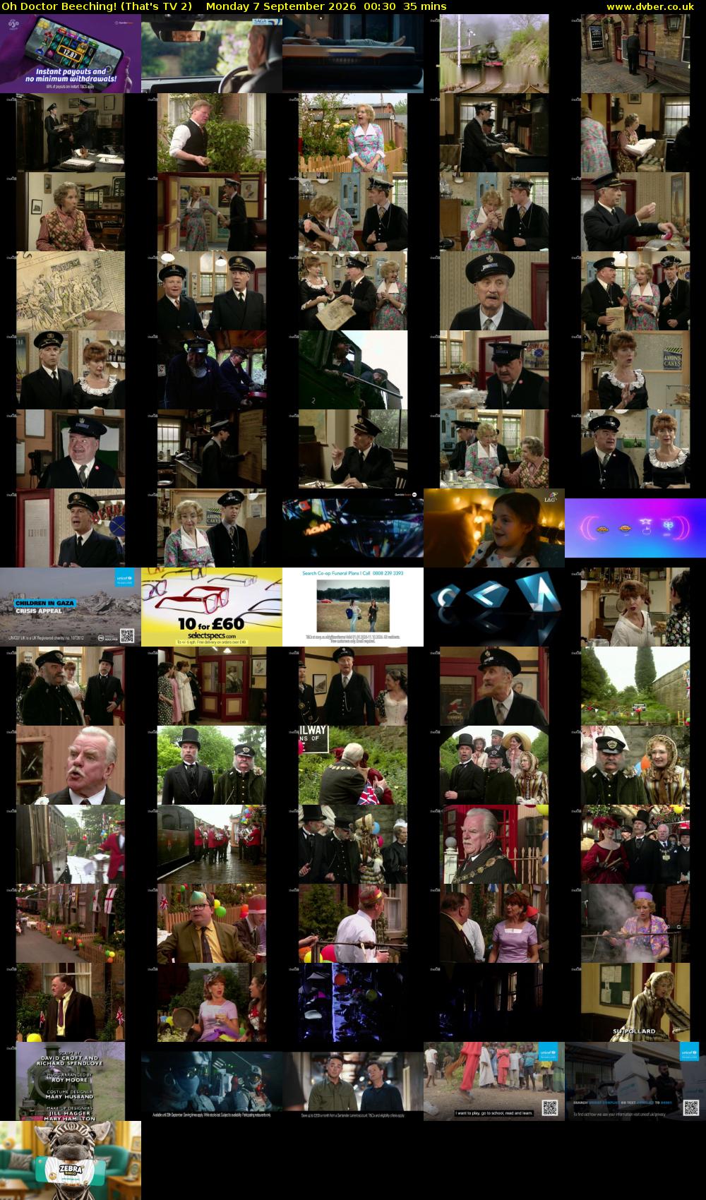 Oh Doctor Beeching! (That's TV 2) Monday 7 September 2026 00:30 - 01:05