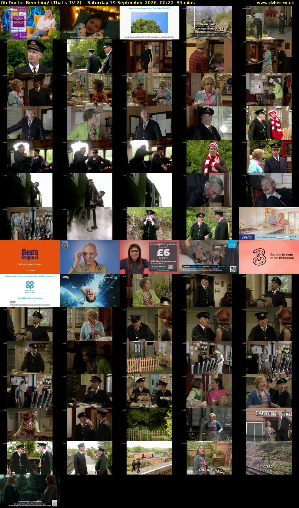 Oh Doctor Beeching! (That's TV 2) Saturday 19 September 2026 00:20 - 00:55