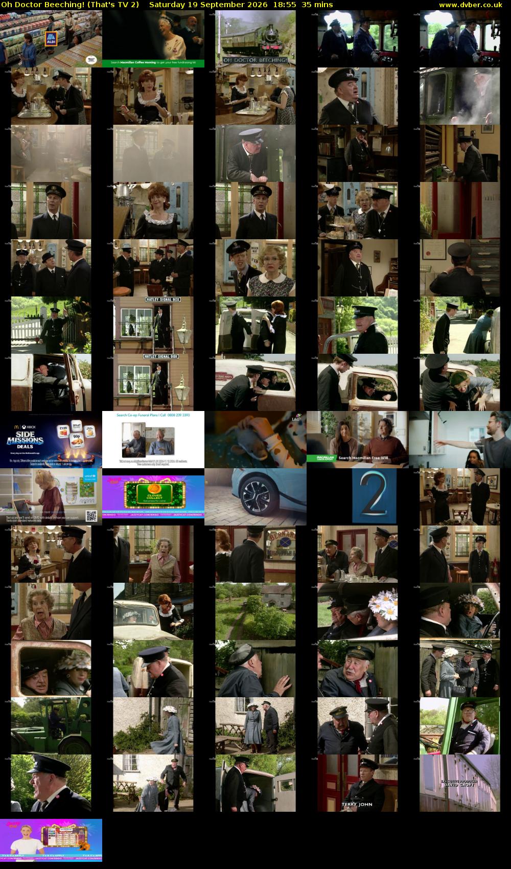 Oh Doctor Beeching! (That's TV 2) Saturday 19 September 2026 18:55 - 19:30