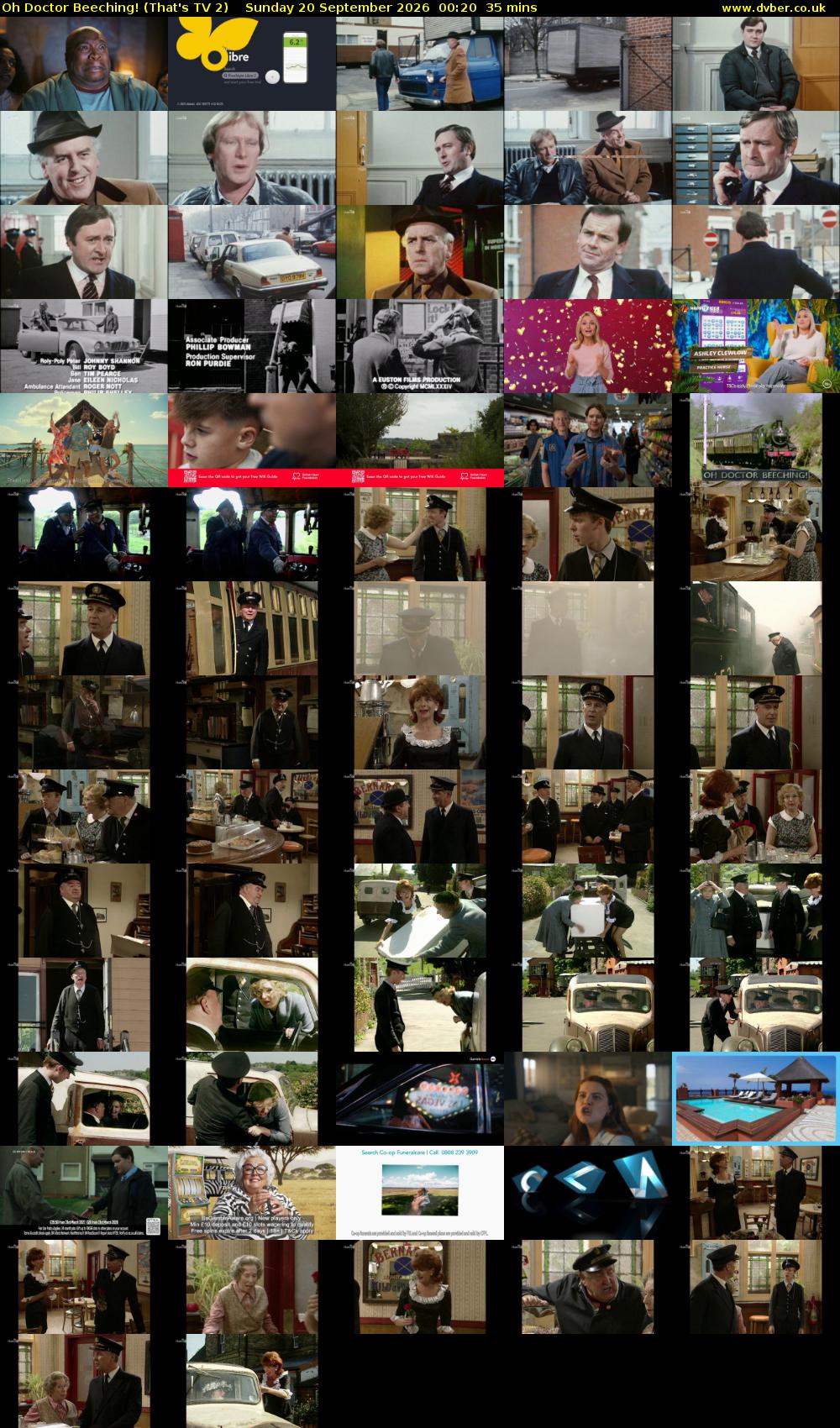 Oh Doctor Beeching! (That's TV 2) Sunday 20 September 2026 00:20 - 00:55