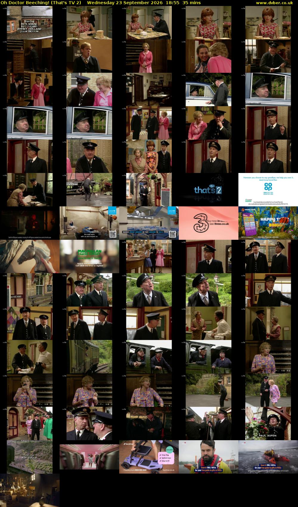 Oh Doctor Beeching! (That's TV 2) Wednesday 23 September 2026 18:55 - 19:30