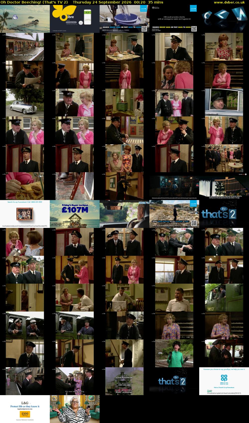 Oh Doctor Beeching! (That's TV 2) Thursday 24 September 2026 00:20 - 00:55