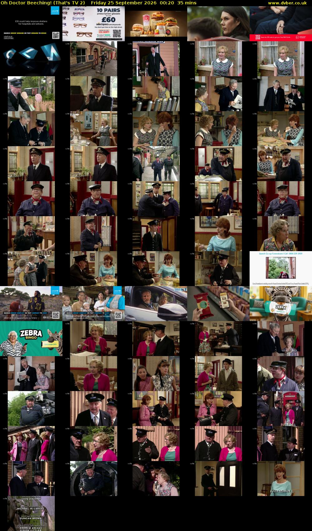 Oh Doctor Beeching! (That's TV 2) Friday 25 September 2026 00:20 - 00:55