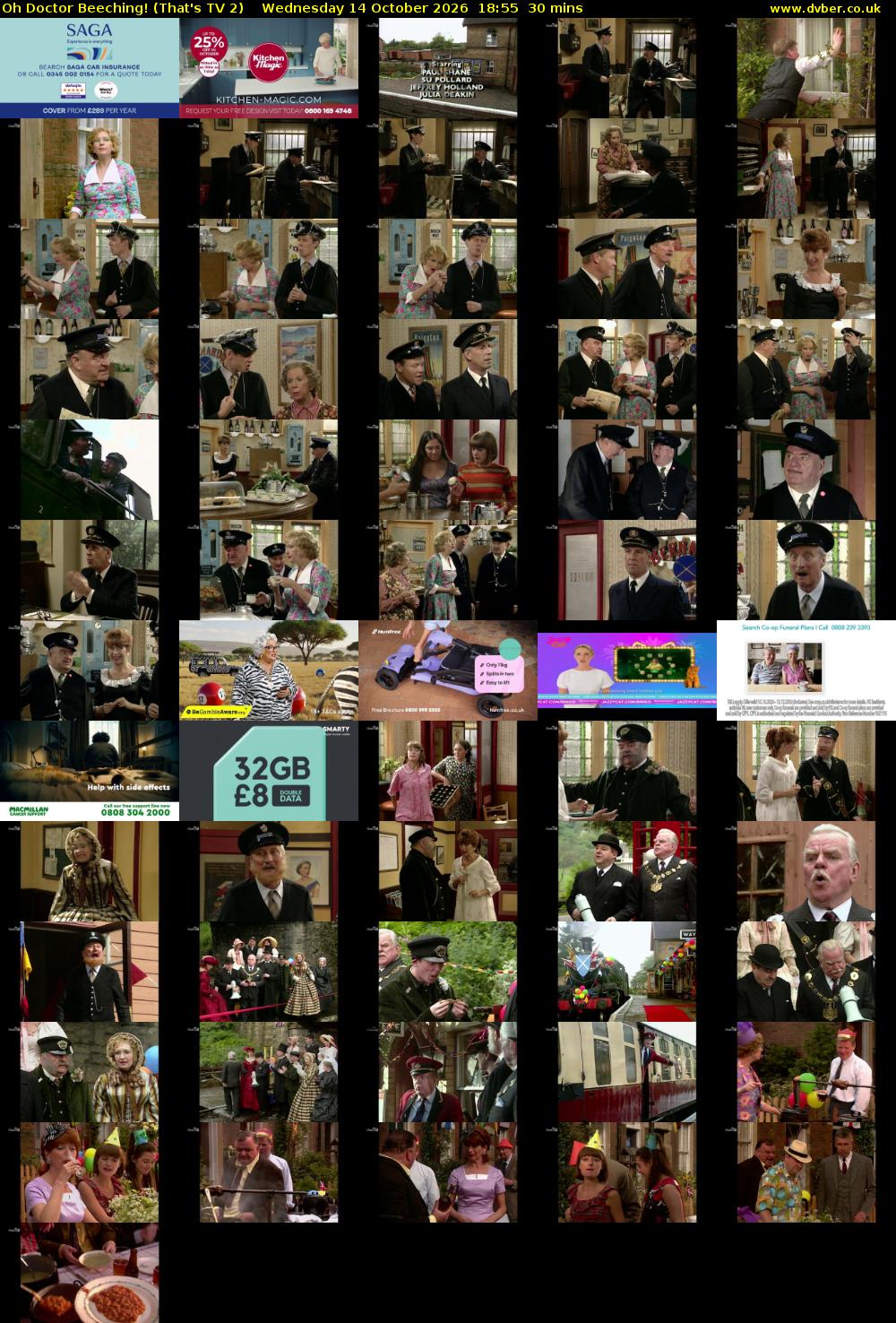 Oh Doctor Beeching! (That's TV 2) Wednesday 14 October 2026 18:55 - 19:25