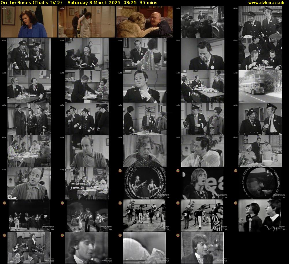 On the Buses (That's TV 2) Saturday 8 March 2025 03:25 - 04:00