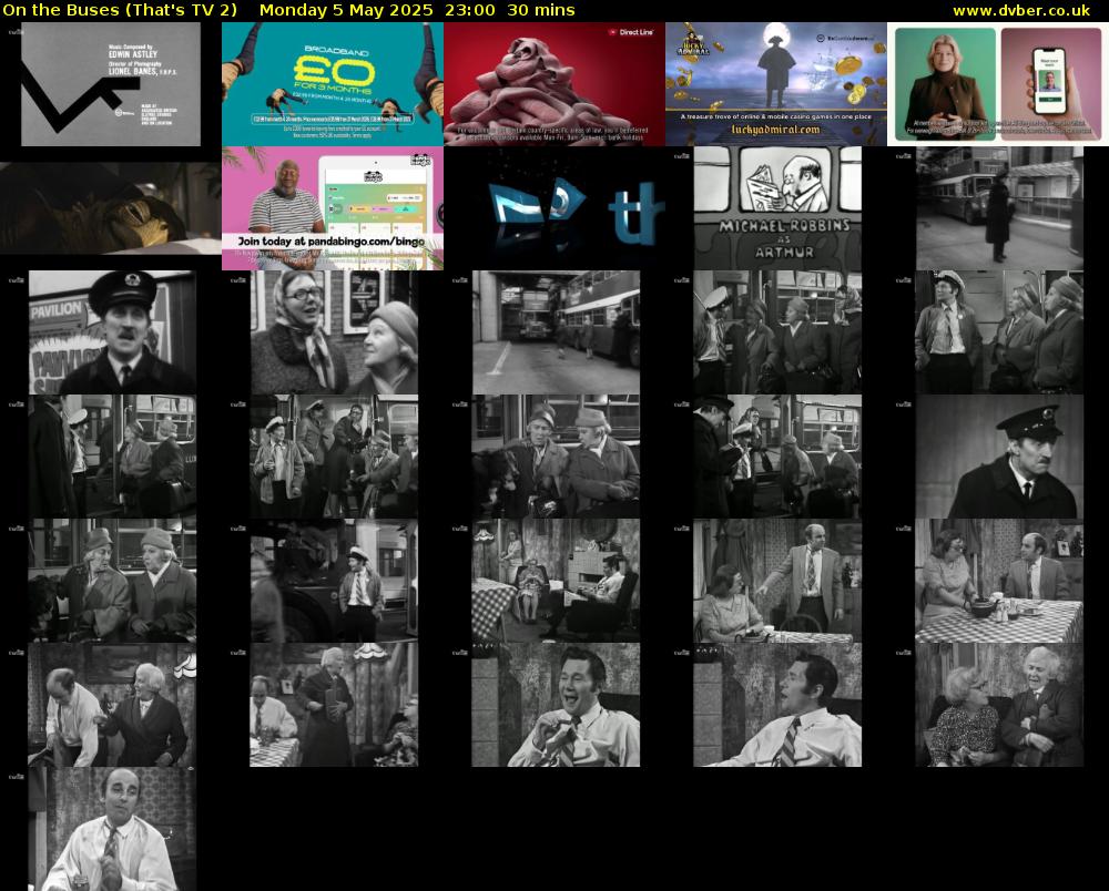On the Buses (That's TV 2) Monday 5 May 2025 23:00 - 23:30