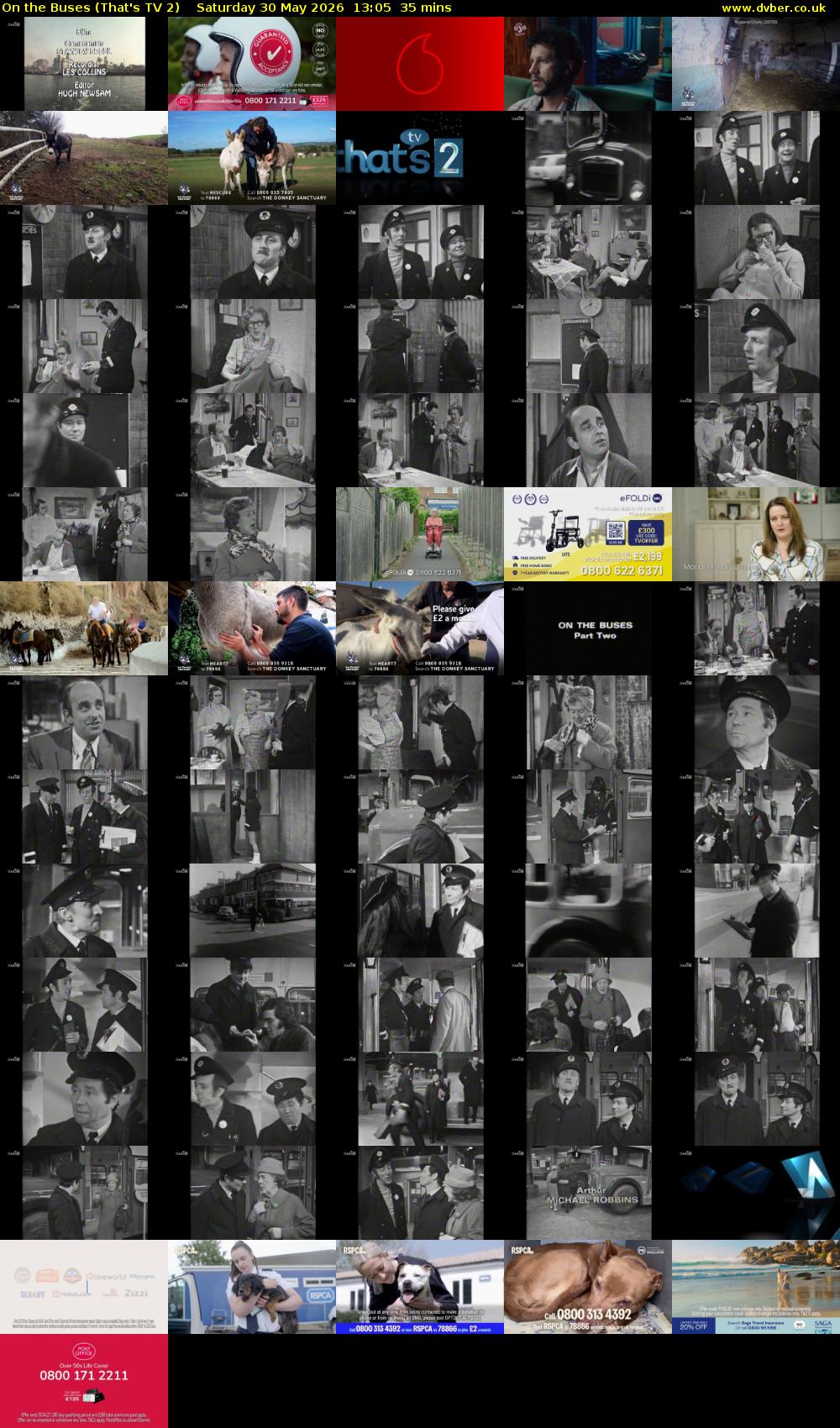 On the Buses (That's TV 2) Saturday 30 May 2026 13:05 - 13:40