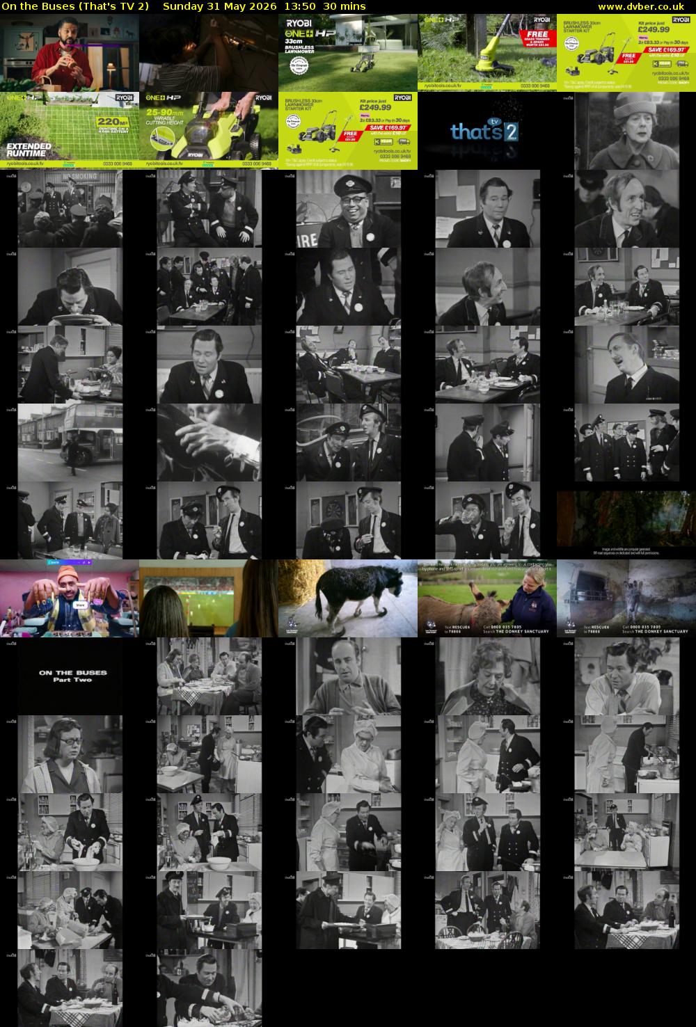 On the Buses (That's TV 2) Sunday 31 May 2026 13:50 - 14:20