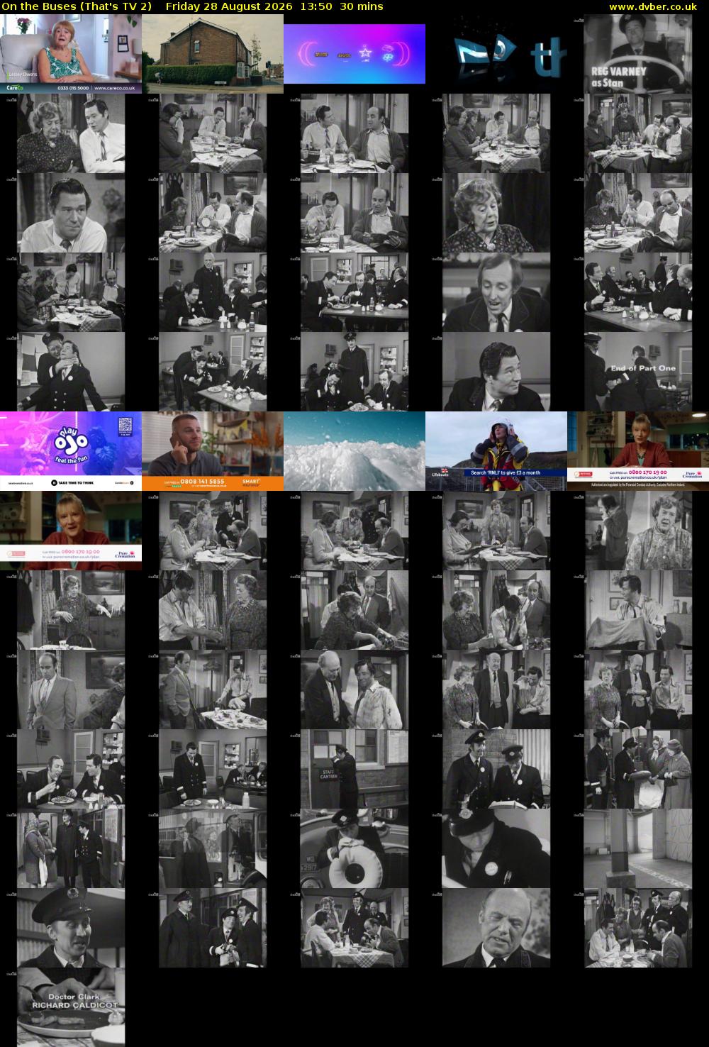 On the Buses (That's TV 2) Friday 28 August 2026 13:50 - 14:20