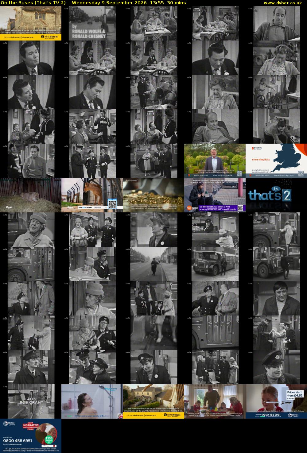 On the Buses (That's TV 2) Wednesday 9 September 2026 13:55 - 14:25