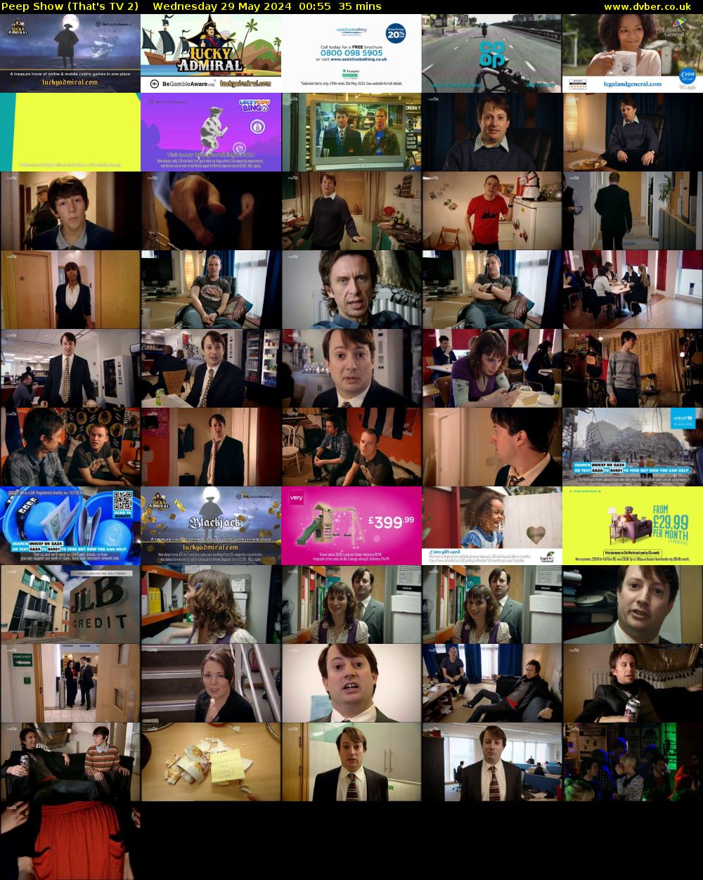 Peep Show (That's TV 2) Wednesday 29 May 2024 00:55 - 01:30