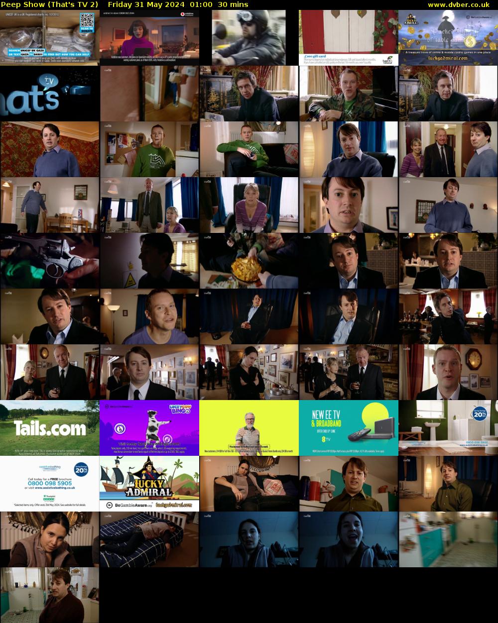 Peep Show (That's TV 2) Friday 31 May 2024 01:00 - 01:30