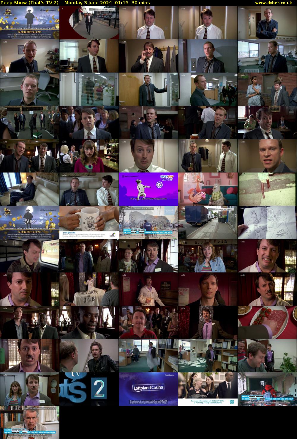 Peep Show (That's TV 2) Monday 3 June 2024 01:15 - 01:45