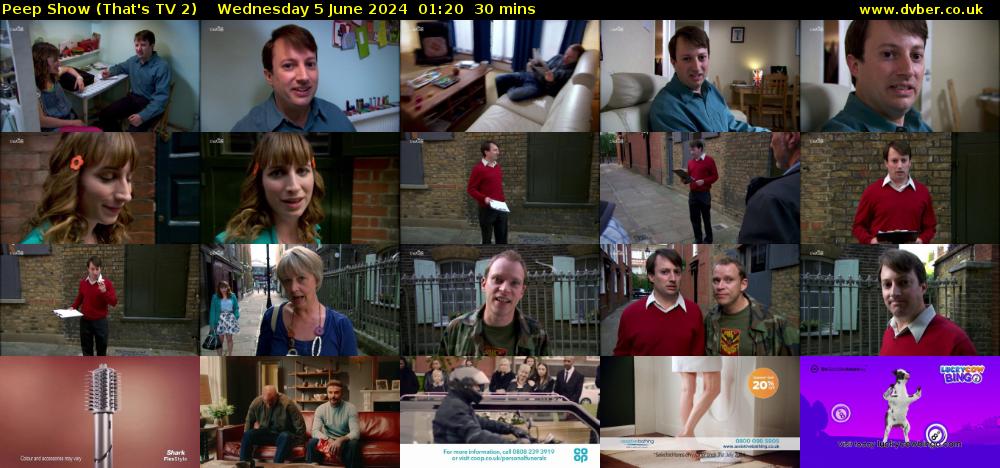 Peep Show (That's TV 2) Wednesday 5 June 2024 01:20 - 01:50