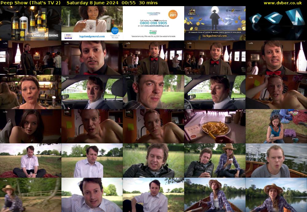 Peep Show (That's TV 2) Saturday 8 June 2024 00:55 - 01:25