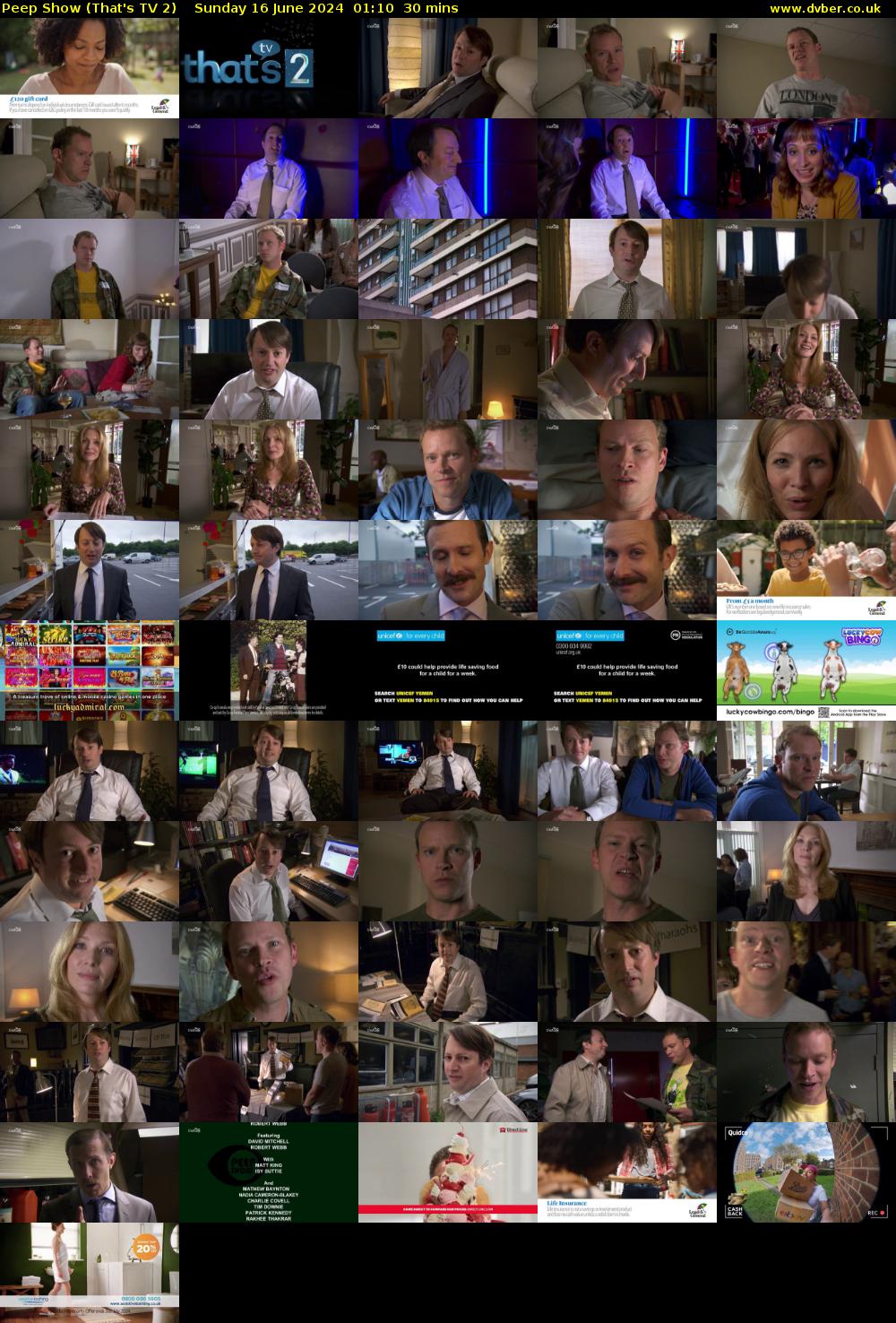 Peep Show (That's TV 2) Sunday 16 June 2024 01:10 - 01:40