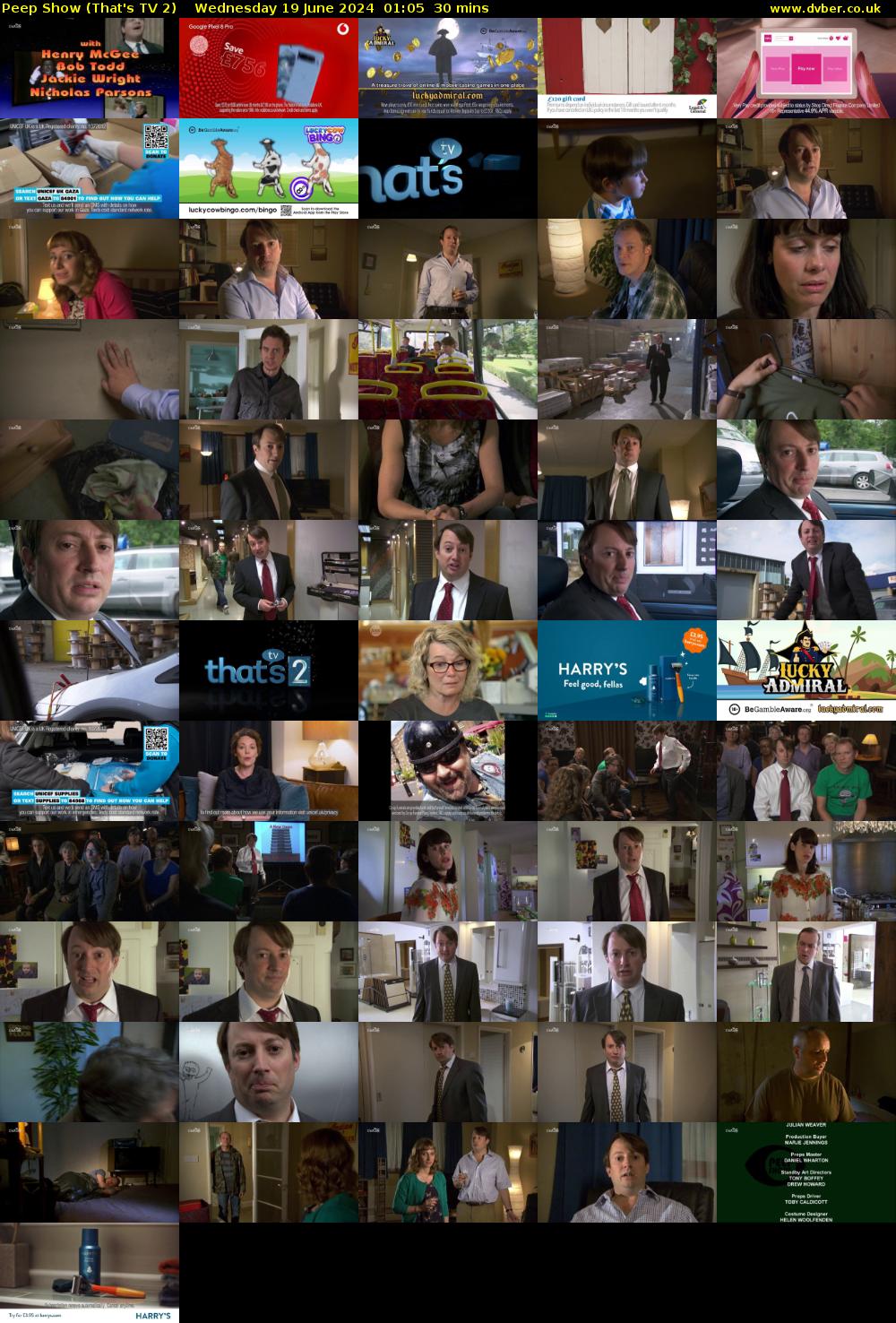 Peep Show (That's TV 2) Wednesday 19 June 2024 01:05 - 01:35