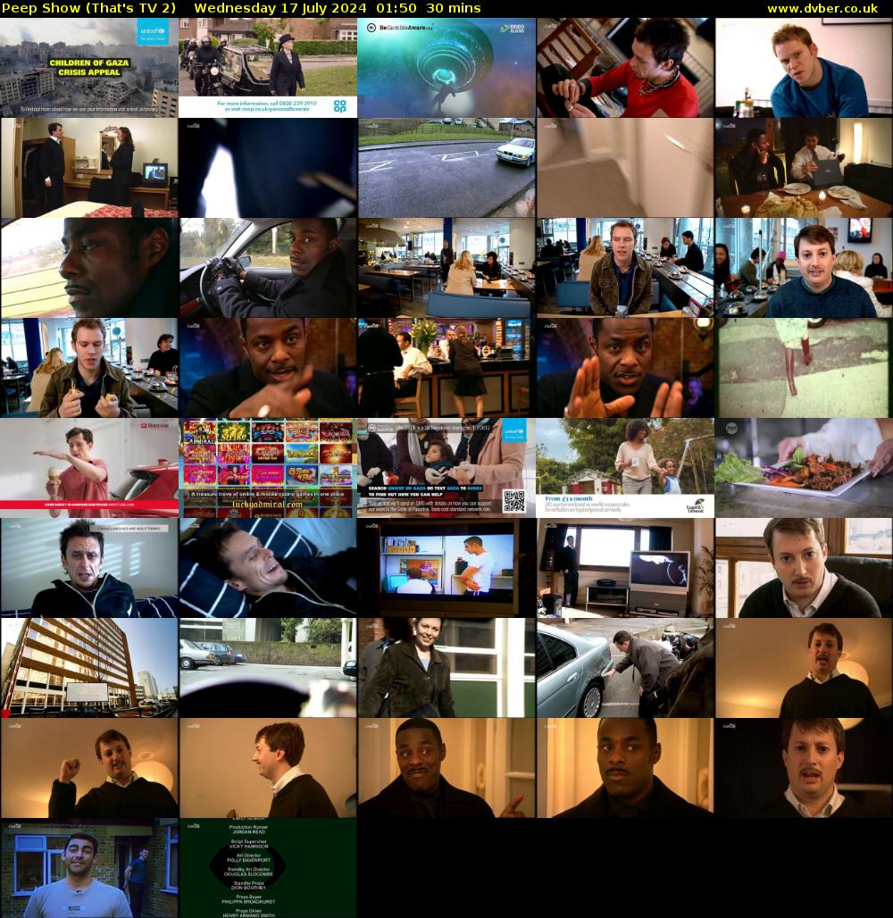 Peep Show (That's TV 2) Wednesday 17 July 2024 01:50 - 02:20