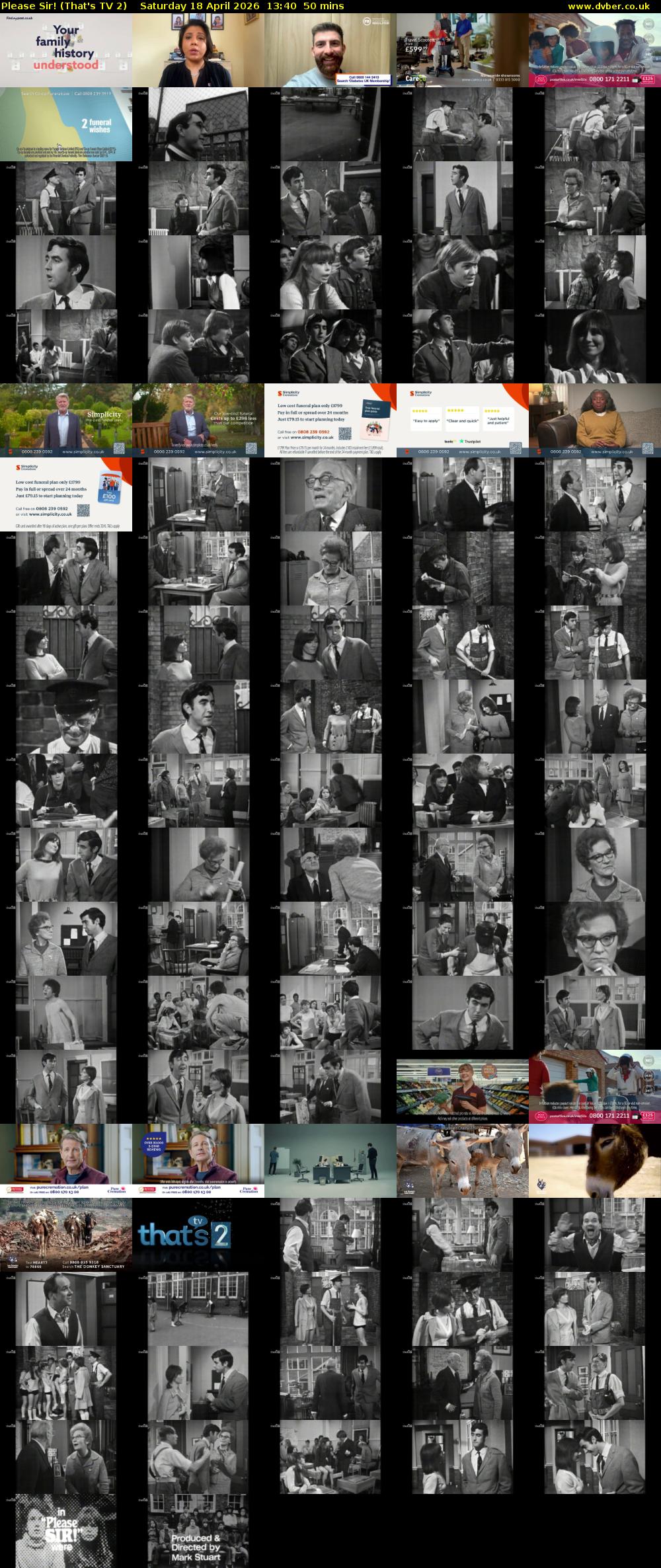 Please Sir! (That's TV 2) Saturday 18 April 2026 13:40 - 14:30