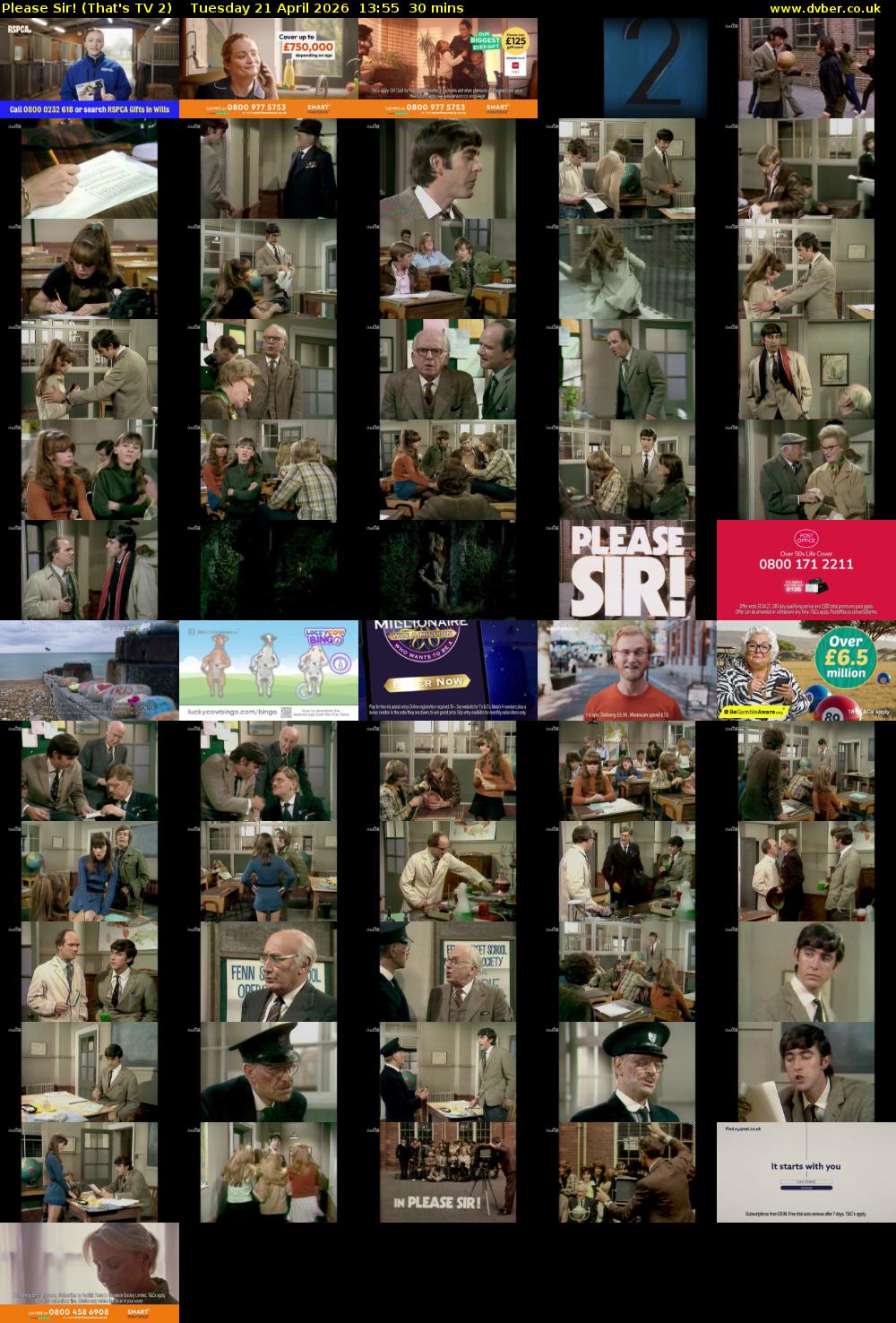 Please Sir! (That's TV 2) Tuesday 21 April 2026 13:55 - 14:25