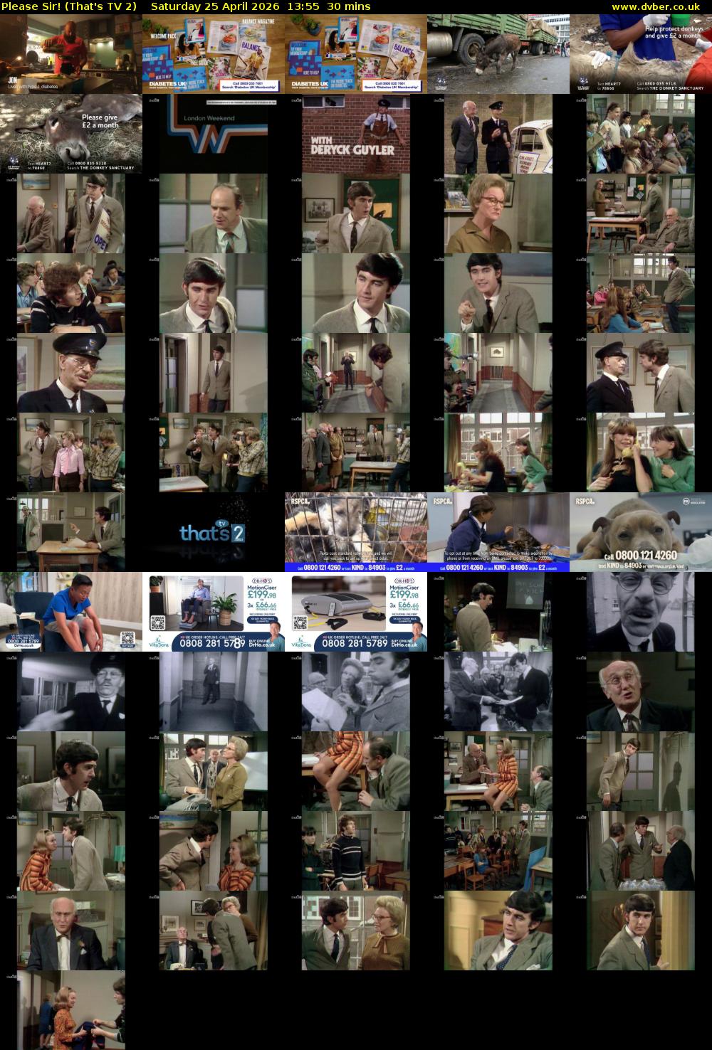 Please Sir! (That's TV 2) Saturday 25 April 2026 13:55 - 14:25