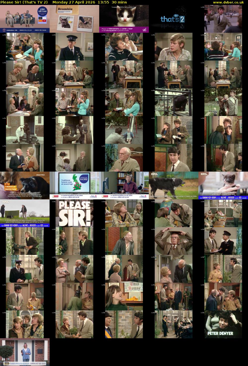 Please Sir! (That's TV 2) Monday 27 April 2026 13:55 - 14:25