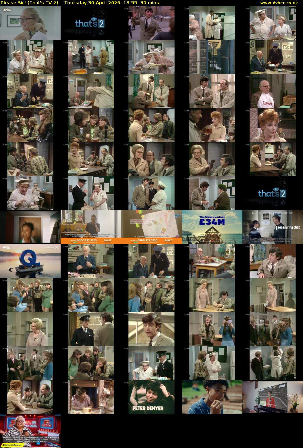 Please Sir! (That's TV 2) Thursday 30 April 2026 13:55 - 14:25