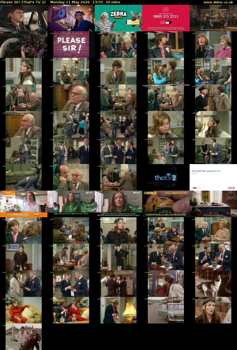 Please Sir! (That's TV 2) Monday 11 May 2026 13:55 - 14:25