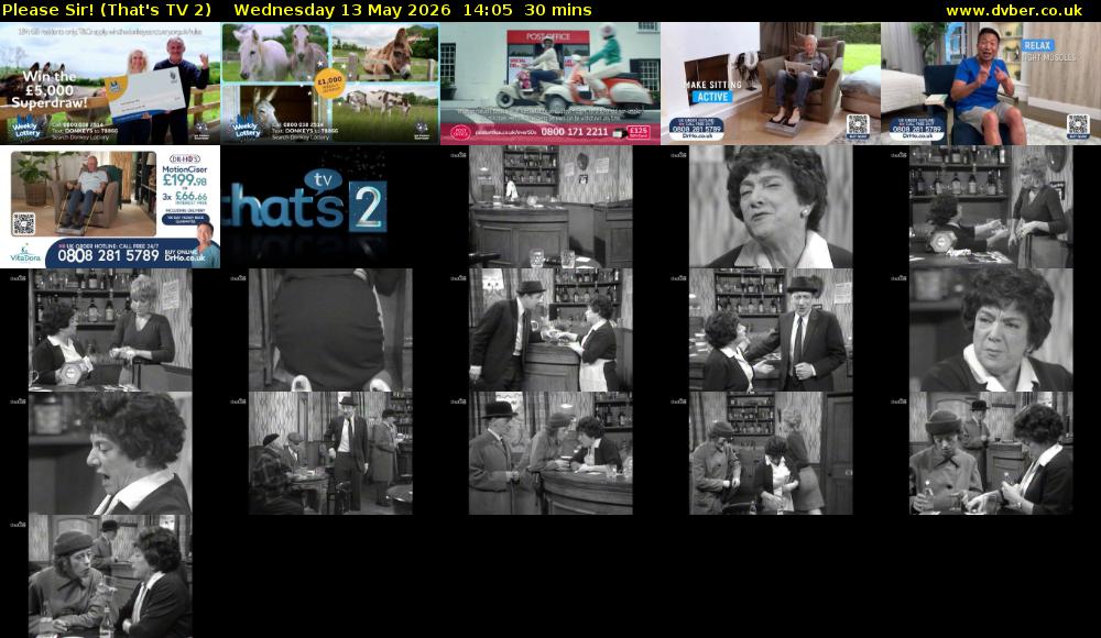 Please Sir! (That's TV 2) Wednesday 13 May 2026 14:05 - 14:35